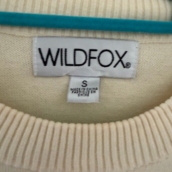 Wildfox Unicorn Sparkle Patch Sweater Small Long sleeve Sequin embroidered rare - Picture 6 of 7